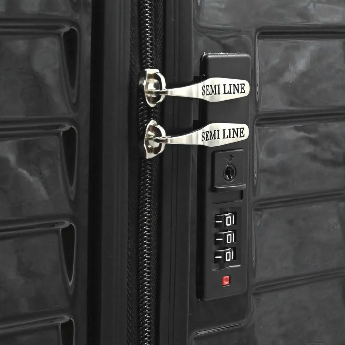 Валіза Semi Line 24" (M) Black (T5765-2) 