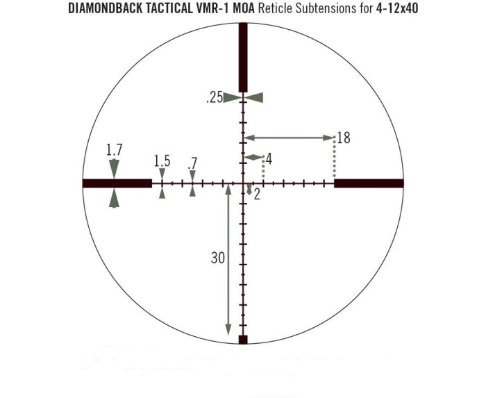Приціл оптичний Vortex Diamondback Tactical 4 - 12x40 (DBK-10025) 
