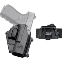 Кобура Fobus Для Glock 17/19 з кріпленням на ремінь поворотна замок на скобі black (GL-2 SH BH RT)