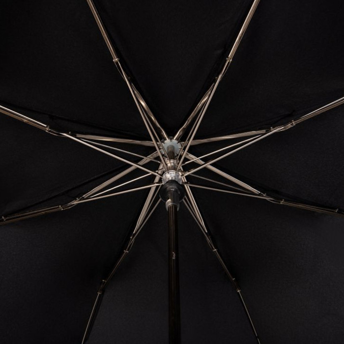 Парасолька Knirps S. 570 Crook Handle Black Напівавто /складаний /8спіц /D102x42см 