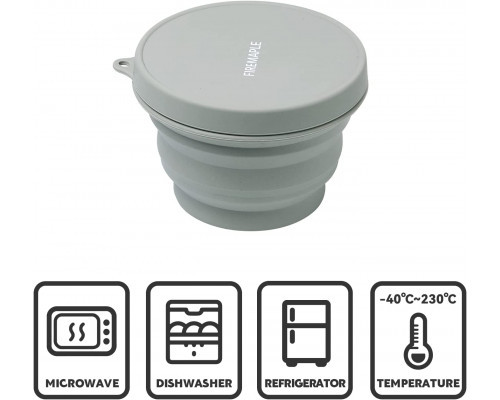 FM Силіконова складна миска 1л 