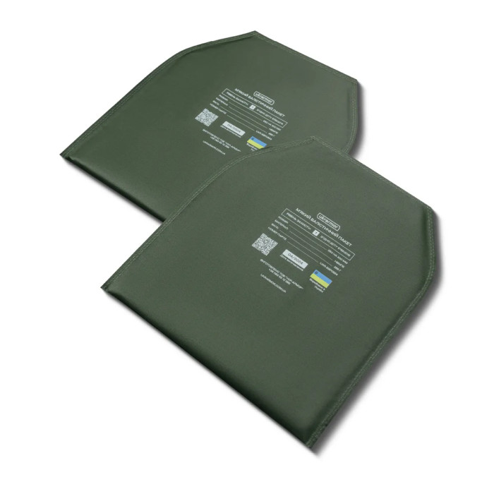 Балістичний пакет Ukrarmor 250 х 300 мм під бронеплиту. НВМПЕ 1 