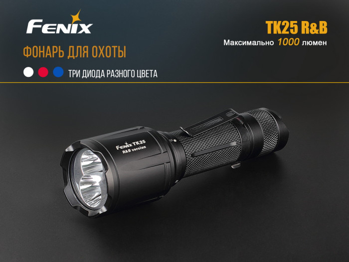 Тактичний ліхтар Fenix TK25 R&B XP-G2 (S3), 1000 люмен 