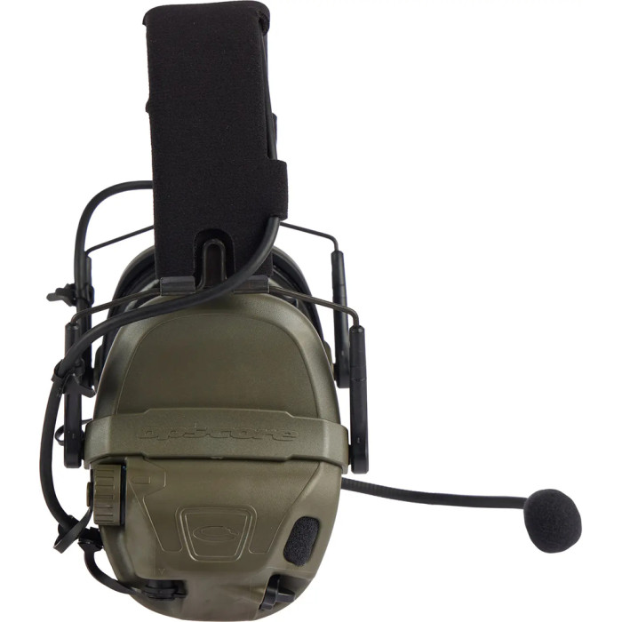 Активні навушники Ops-Core AMP Communication Headset-Connectorized. Верхній тримач. Ranger Green 