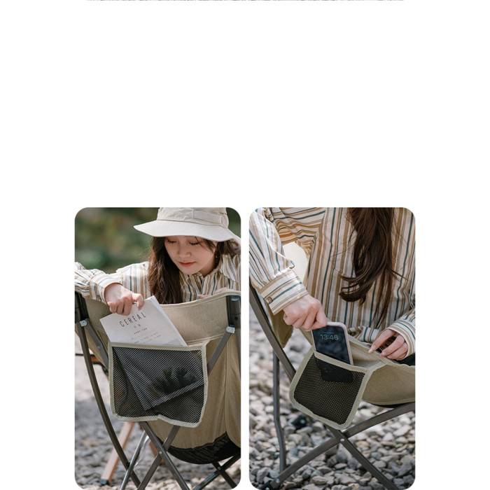 Стілець складаний Naturehike Stellaluna T02J CNK2350JJ010, бежевий 