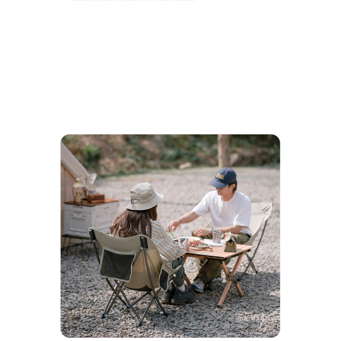 Стілець складаний Naturehike Stellaluna T02J CNK2350JJ010, бежевий 