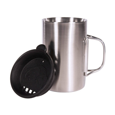 Термокружка з кришкою Tatonka Thermo 350, Silver/Black (TAT 4081.000)