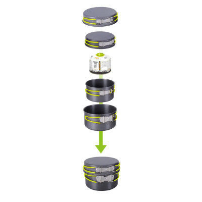 Набір посуду Pinguin Quadri Alu (PNG 604)