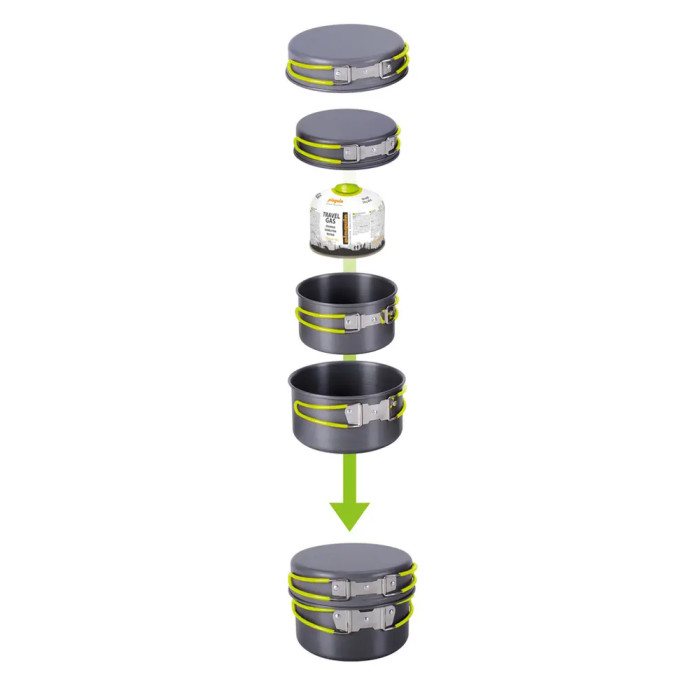 Набір посуду Pinguin Quadri Alu (PNG 604) 