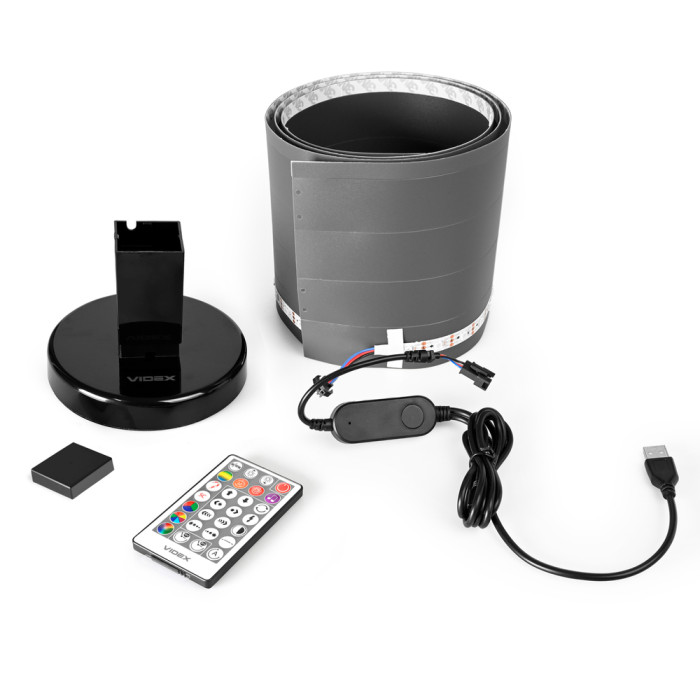 Лампа підлогова VIDEX TF20 RGB 10W Black
