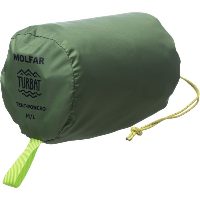 Тент-пончо Turbat MOLFAR green - S/M - зелений 