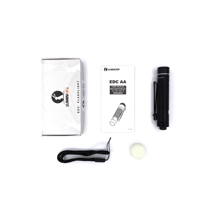 Ліхтар Lumintop EDC AA 550LM IPX8 чорний 