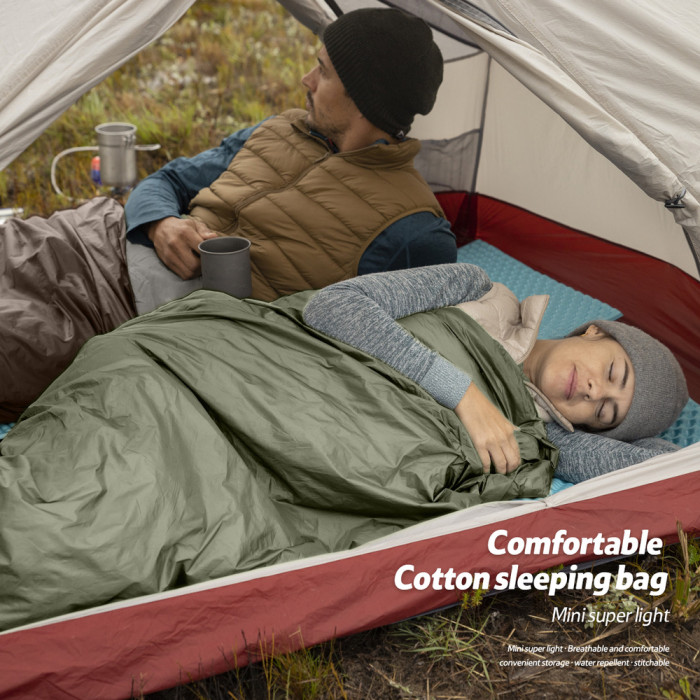 Спальний мішок Naturehike LW180 Mini NH21MSD04, лівий, XL, темно-зелений 