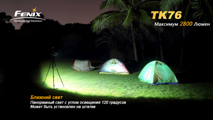 Ліхтар Fenix TK76 2XXM-L2 (U2), 1xxm-L2 (T6) (вітринний зразок) 