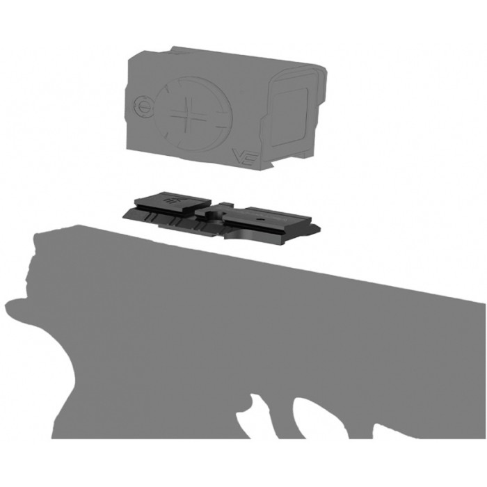 Адаптер Vector Optics на CZ Shadow 2 OR для коліматорів з VOD footprint (SCRD-63 series) 