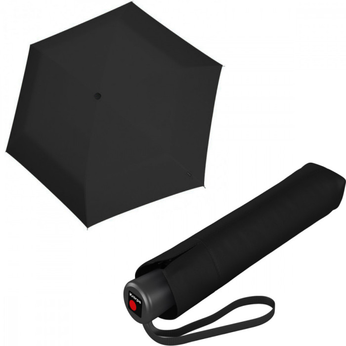 Парасоля Knirps C.056 Black Мех / Складана / 6спиць / D90x23см 