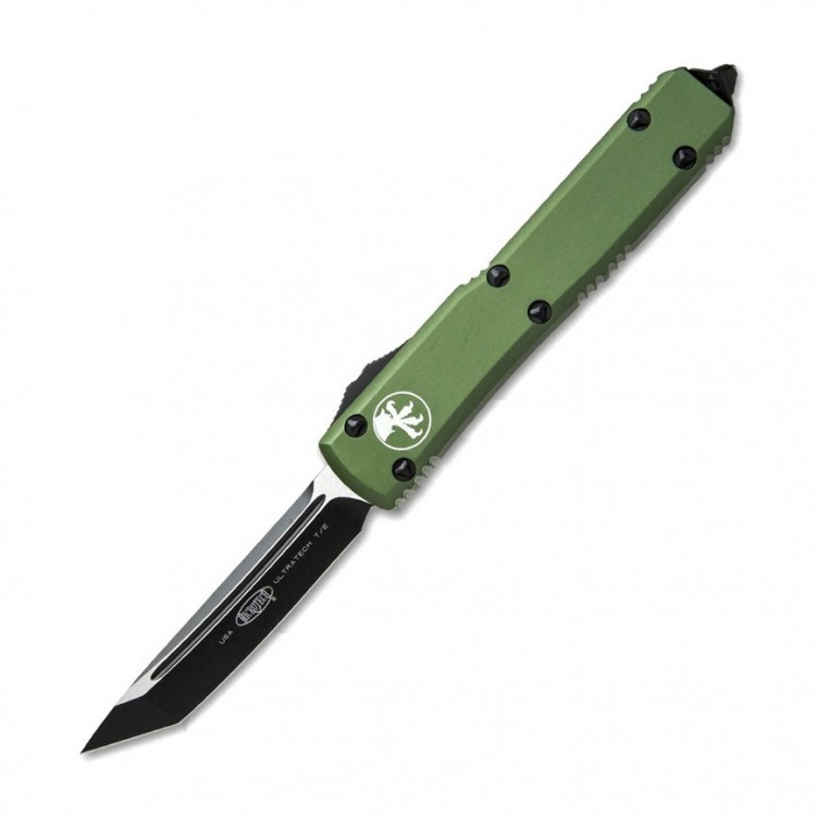 Ніж Microtech Ultratech Tanto Point Black Blade od зелений (123-1od) 