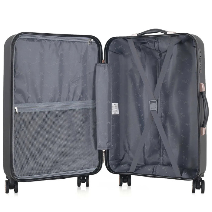 Валіза Semi Line 24" (M) Black (T5787-2) 