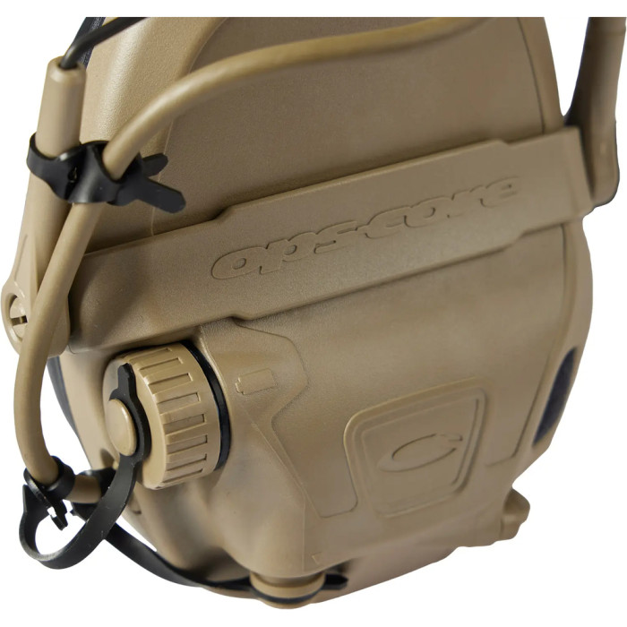 Активні навушники Ops-Core AMP Communication Headset-Connectorized. Верхній тримач. Tan 
