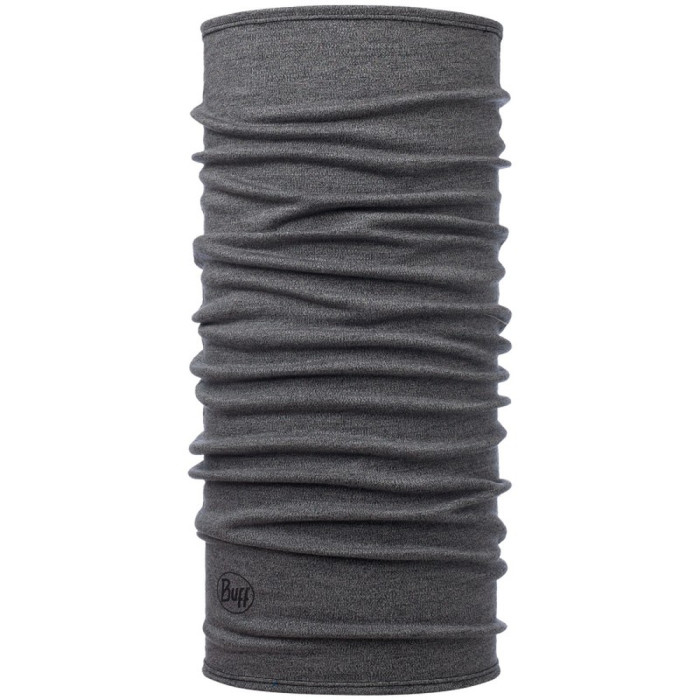 Шарф-труба Buff MIDWEIGHT MERINO WOOL light grey melange 