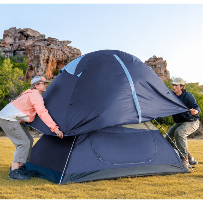 Намет тримісний Naturehike Bleik Series Tent CNK2550WS038, блакитний