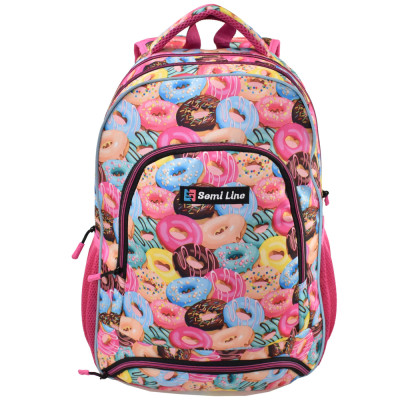 Рюкзак дитячий Semi Line 19 Rose Donats Print (J4674-4)