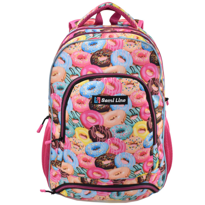 Рюкзак дитячий Semi Line 19 Rose Donats Print (J4674-4)