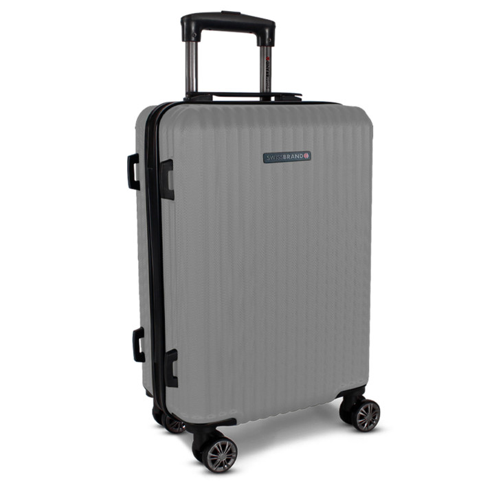 Валіза Swissbrand Riga 2.0 (L) Silver (SWB_LHRIG802L) 