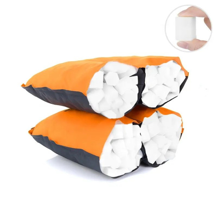 Самонадувна подушка Naturehike Sponge automatic Inflatable Pillow (NH17A001-L), синій 