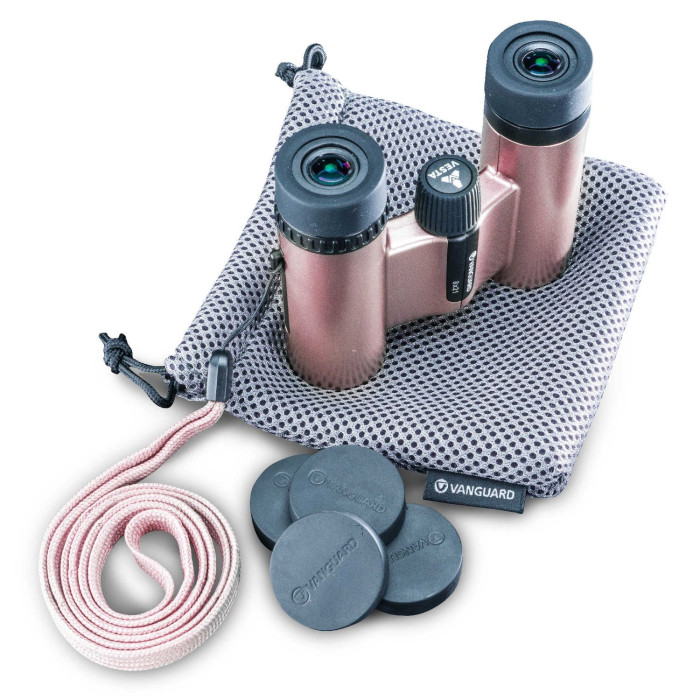 Бінокль Vanguard Vesta Compact 8x21 WP Рожеве золото (Vesta 8210 Rose) 