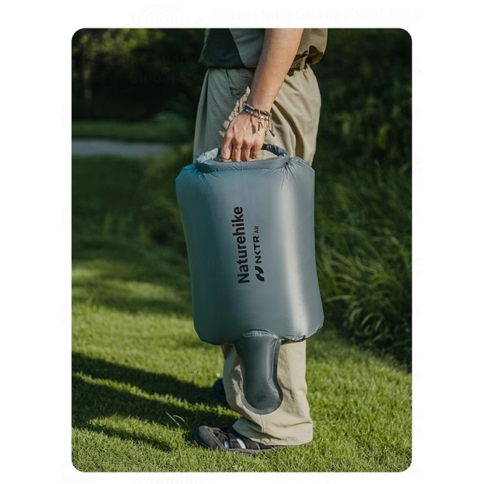 Мішок надувний універсальний для надувних матраців Naturehike, CNK2450PJ013, сірий 