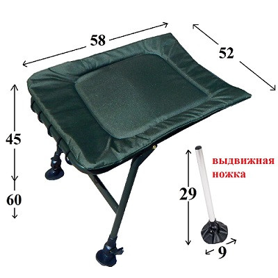 Складне крісло Карпове Ranger Wide Carp SL-105 + prefix 