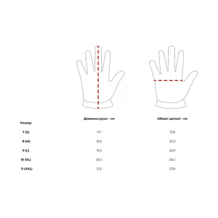 Рукавички MOG Glove Guide 6204 CPN XXL black 