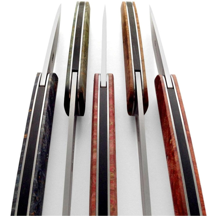 Ніж Maserin Gourmet, дамаск, fat carbon, зелений 