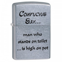 Запальничка Zippo 207 Confucius Say Toilet 28459