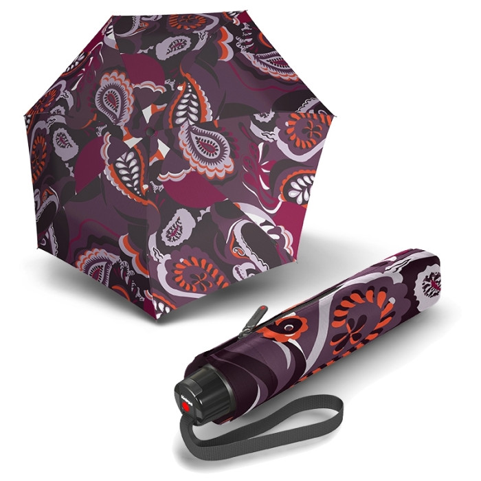 Парасолька T.050 Romi Purple Мех/Складаний/7спиць /D89x25см 