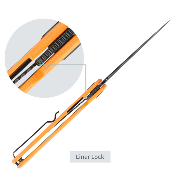 Ніж складаний SRM Air 105M-GJ, помаранчевий 