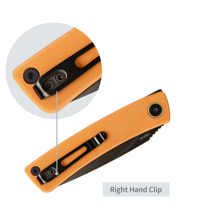 Ніж складаний SRM Air 105M-GJ, помаранчевий 