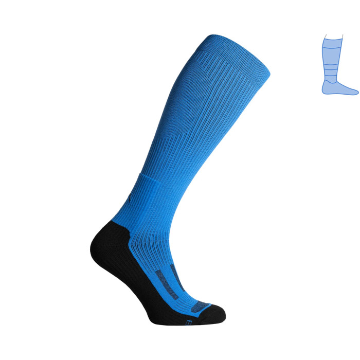 Компресійні гольфи захисні демісезонні Protector LongDry чорно-сині L 44-47 