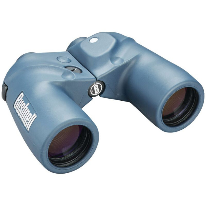 Бінокль Bushnell Marine Blue 7x50 мм з компасом і далекомірною сіткою 