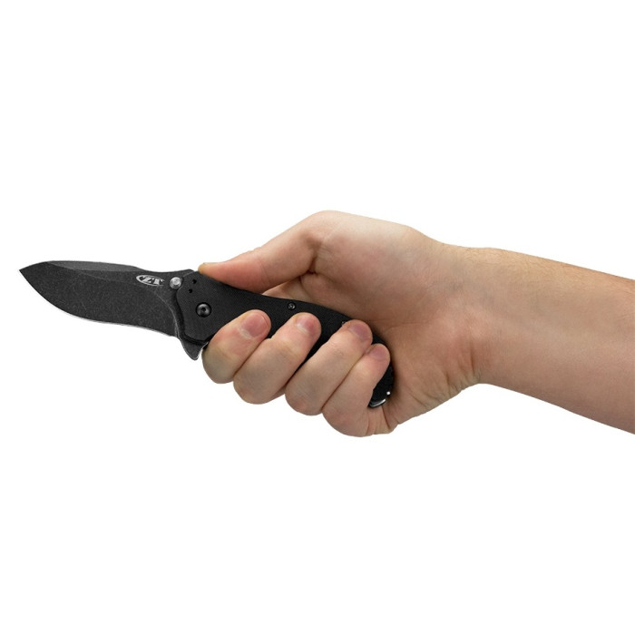 Ніж Папка з нульовим допуском g-10 black /blackwash, 0350BW 