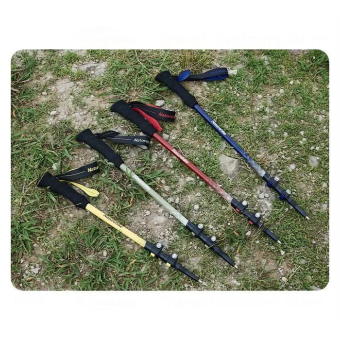 Трекінгова палиця Naturehike CNK2300DS010, 135 см, червона 