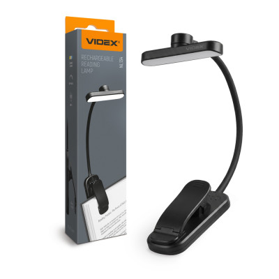 Світильник акумуляторний для читання VIDEX VL-NL134B Black