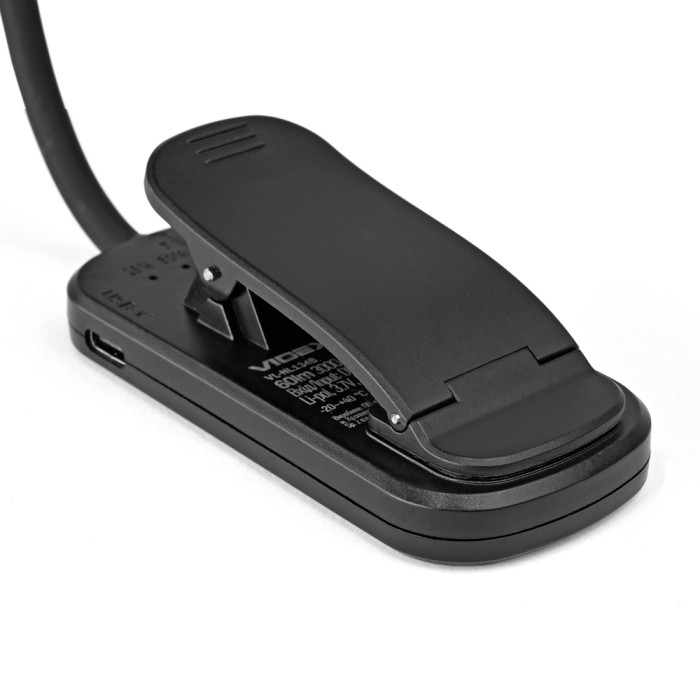 Світильник акумуляторний для читання VIDEX VL-NL134B Black