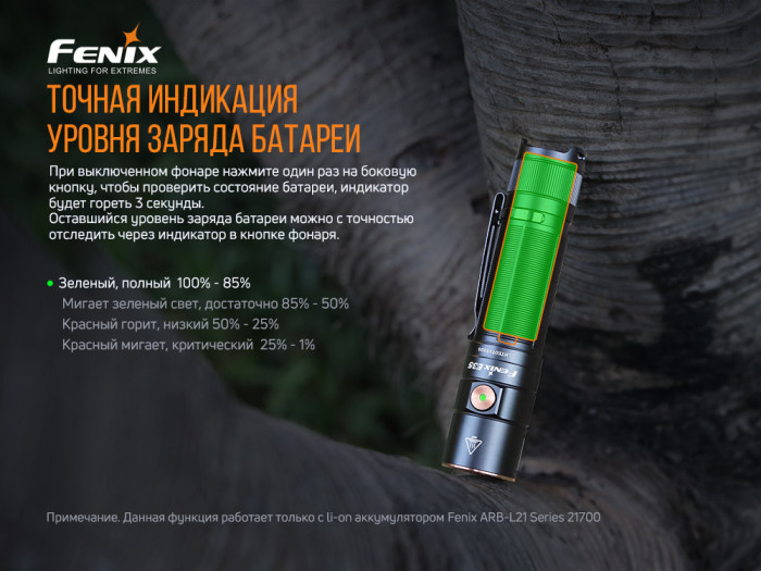 Ліхтар Fenix E35 V3.0 c акумулятором Fenix 5000mAh + мультитул Ganzo G2019 