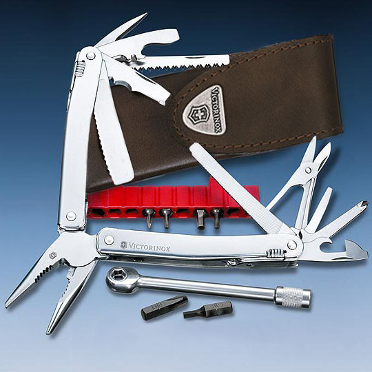 Багатофункціональний інструмент Victrorinox Swiss Tool Spirit, X Plus, Ratchet, 105 mm 