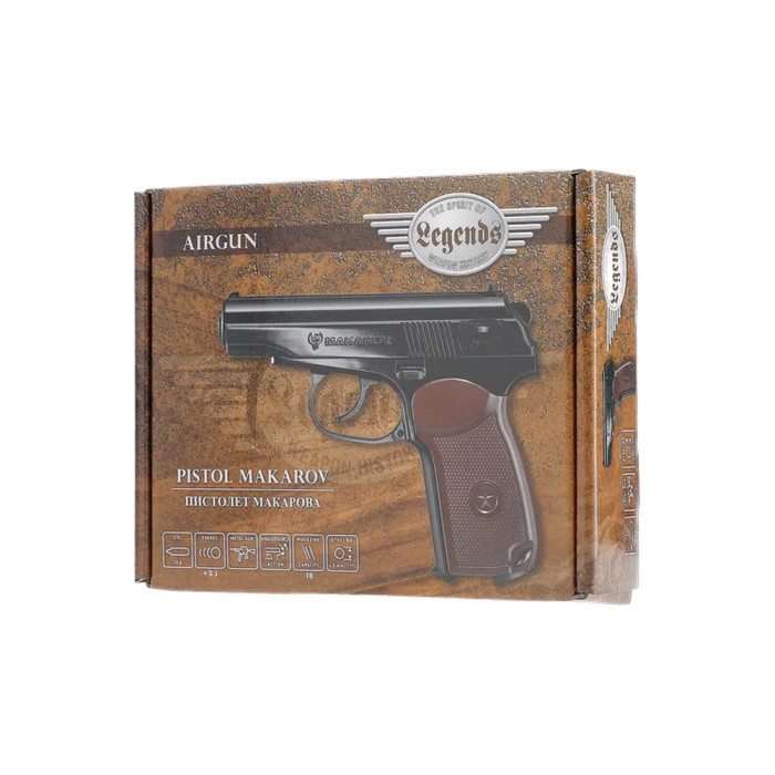 Пневматичний пістолет Umarex Legends Makarov кал.4,5мм (5.8152)