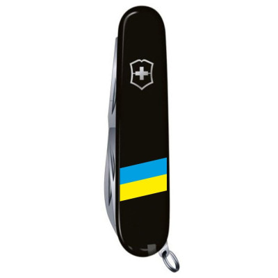 CLIMBER UKRAINE 91мм/14функ/чорн /штоп/ножн/гачок /Прапор України