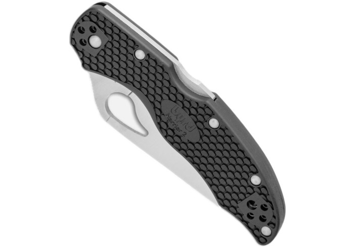 Ніж Spyderco Byrd Harrier 2 FRN полусеррейтор (BY01PSBK2) 
