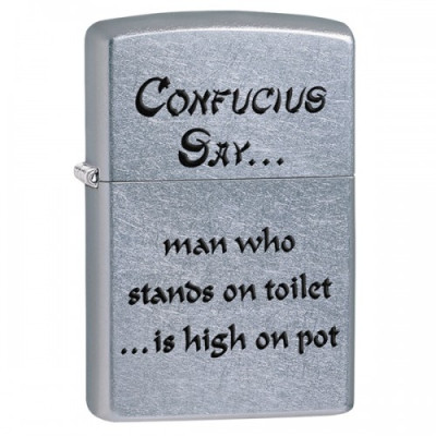 Запальничка Zippo 207 Confucius Say Wife Ni 28460